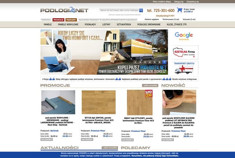 Sklep z panelami podłogowymi - jakie panele wybrać do domu ze zwierzętami?